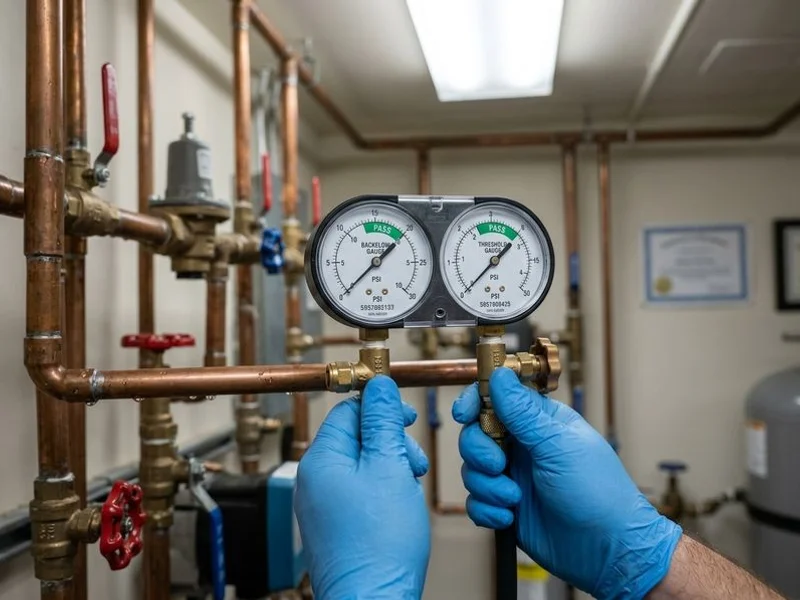 Backflow Prevention work example 2