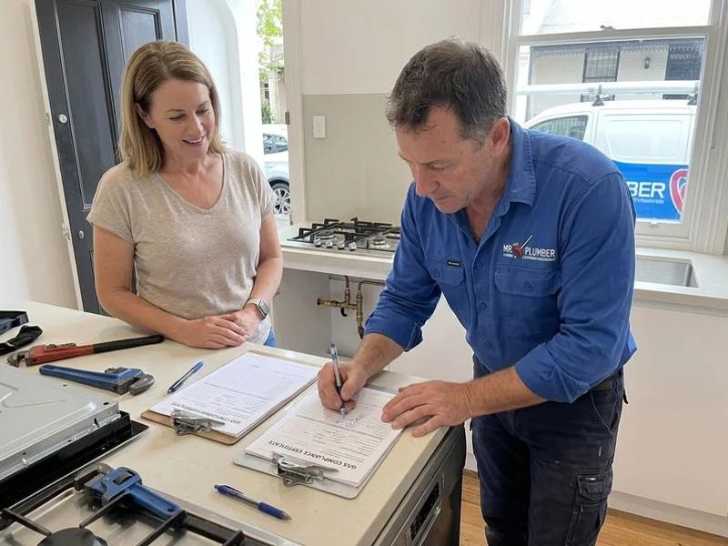 Gas Plumbing work example 3